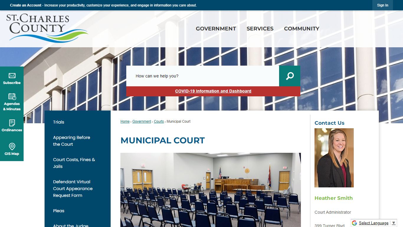 Municipal Court | St Charles County, MO - Official Website